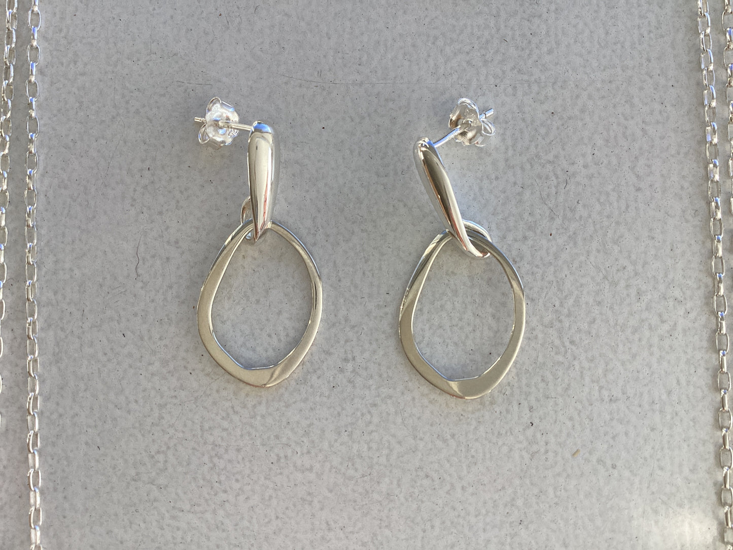 Hopua Earrings - 24k gold plate and sterling silver