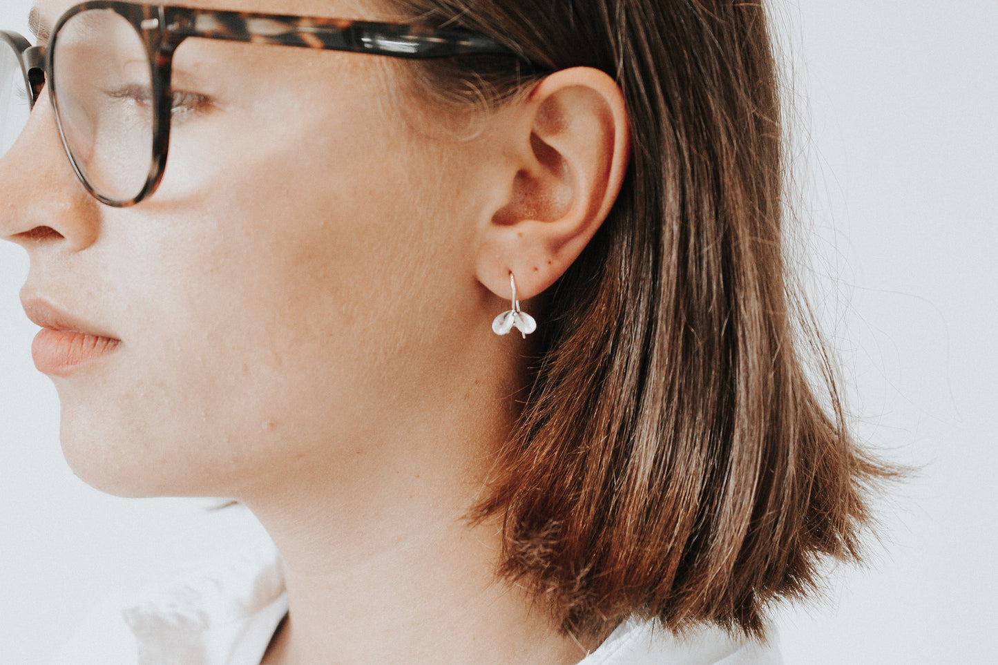 Seeds of Thought Earrings - 24k gold plate and sterling silver - Timmy Smith