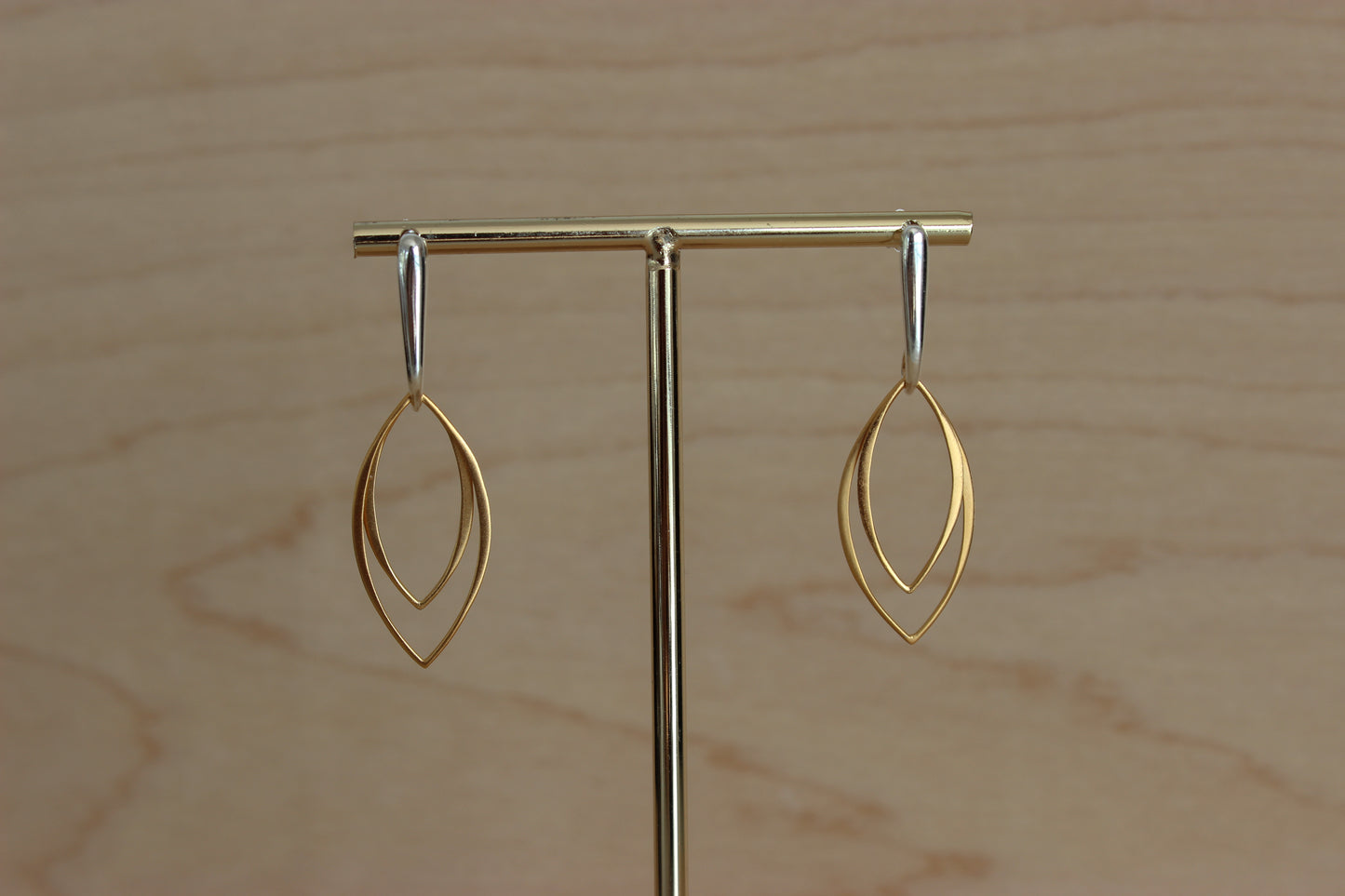 Double Journey - 24k gold plate and sterling silver