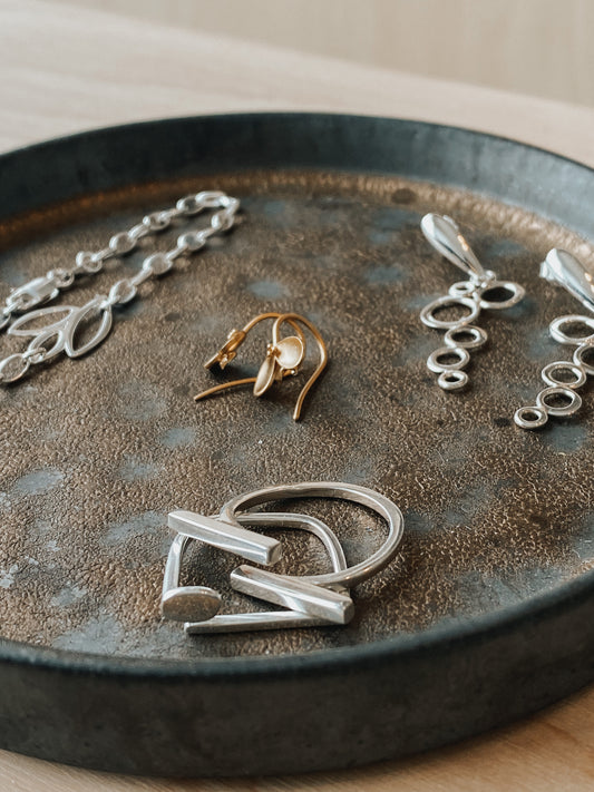 Tāhū - sterling silver ring