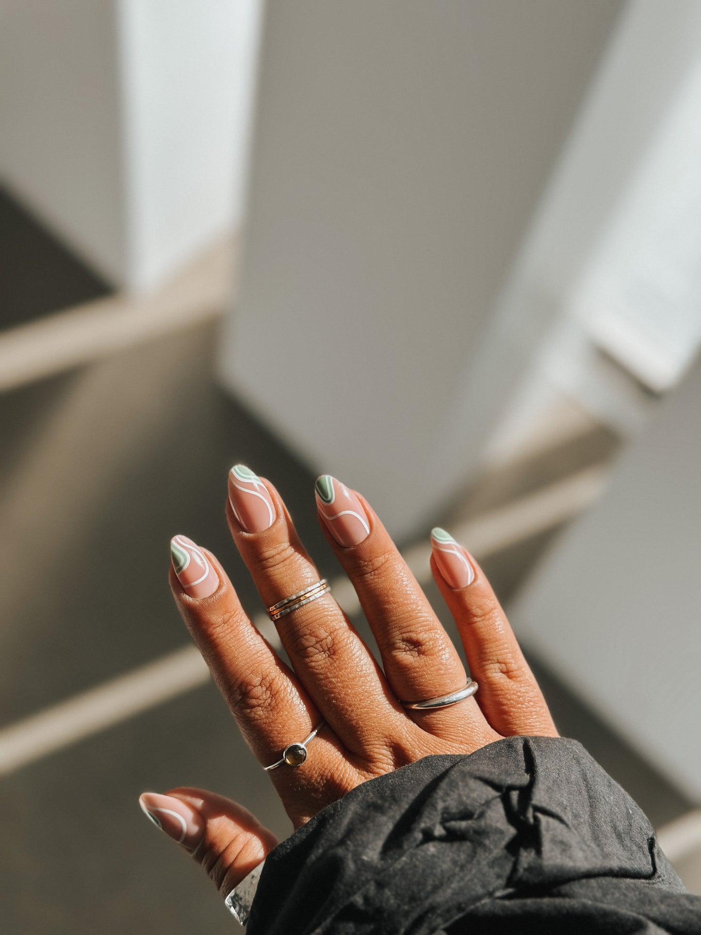 Tūhono Mana - 24k gold plate and sterling silver rings