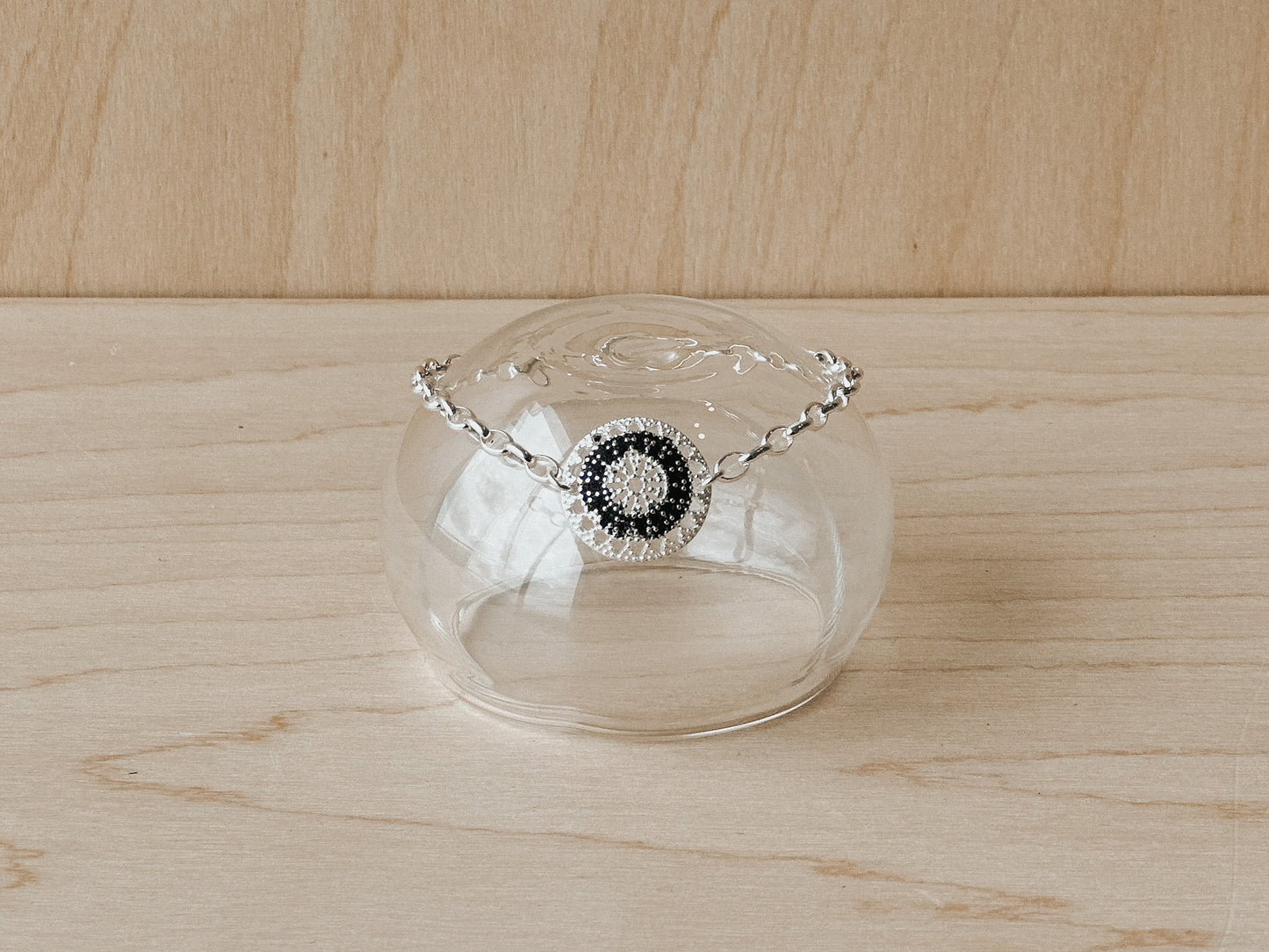 Connective Kina Bracelet - sterling silver