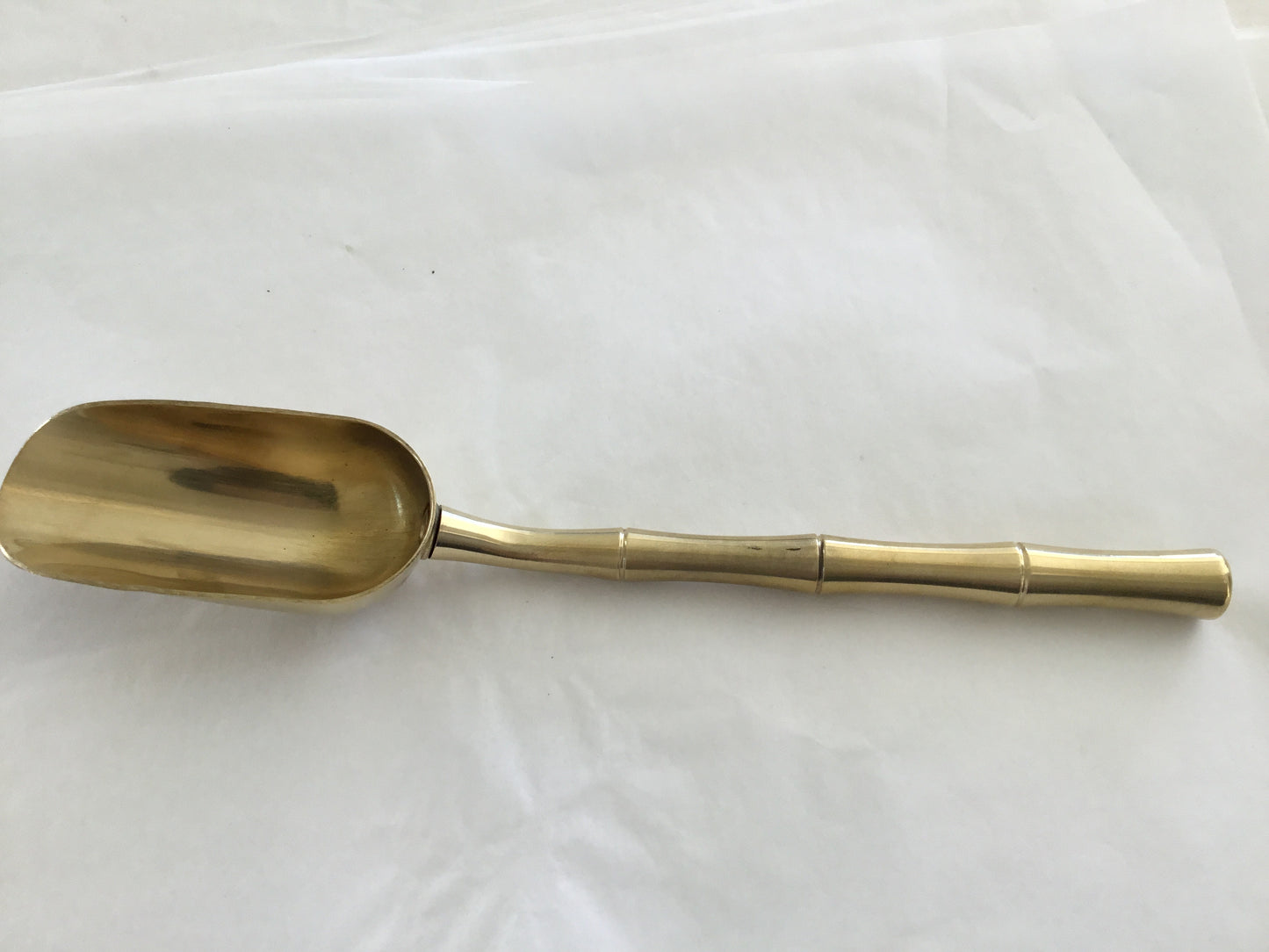 Brass Bamboo Tea Scoop