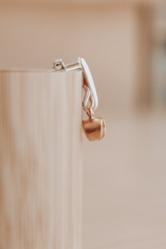 Connector Earrings - sterling silver