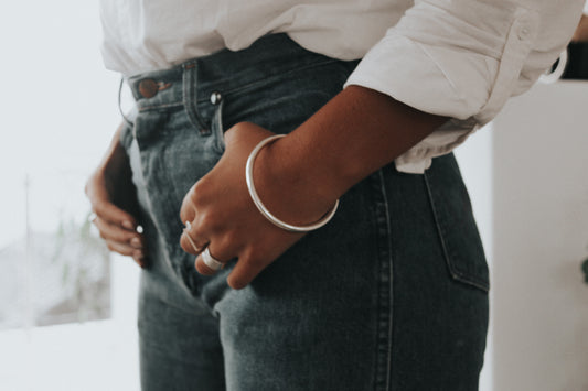 Goals Realised Bangle - sterling silver