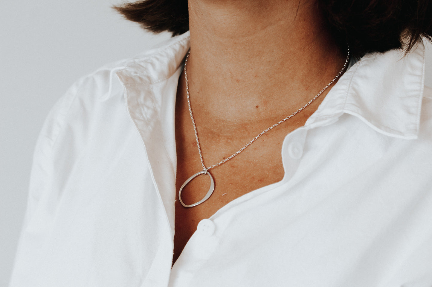 Hopua Necklace - 24k gold plate and sterling silver