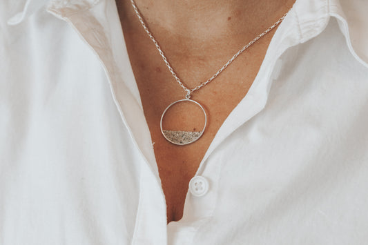 Horizon Necklace - sterling silver
