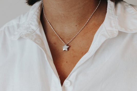 Honour Pendant - Star - sterling silver