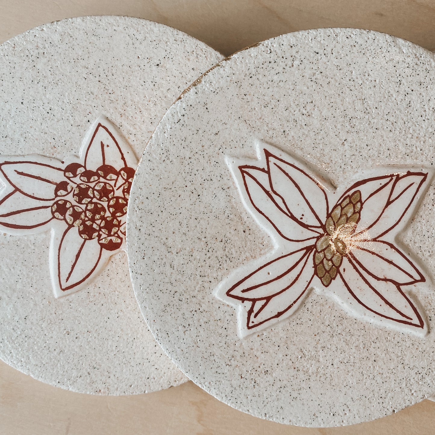 Seasonal Growth (Pohutukawa) Plaster Studies