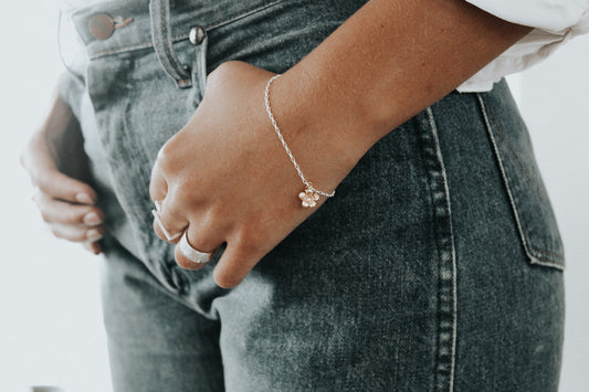 Manuka Honey Bracelet - sterling silver