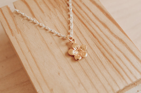 Manuka Honey Necklace 24k Gold - sterling silver