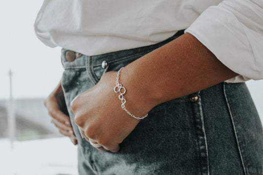 Matariki Bracelet - sterling silver