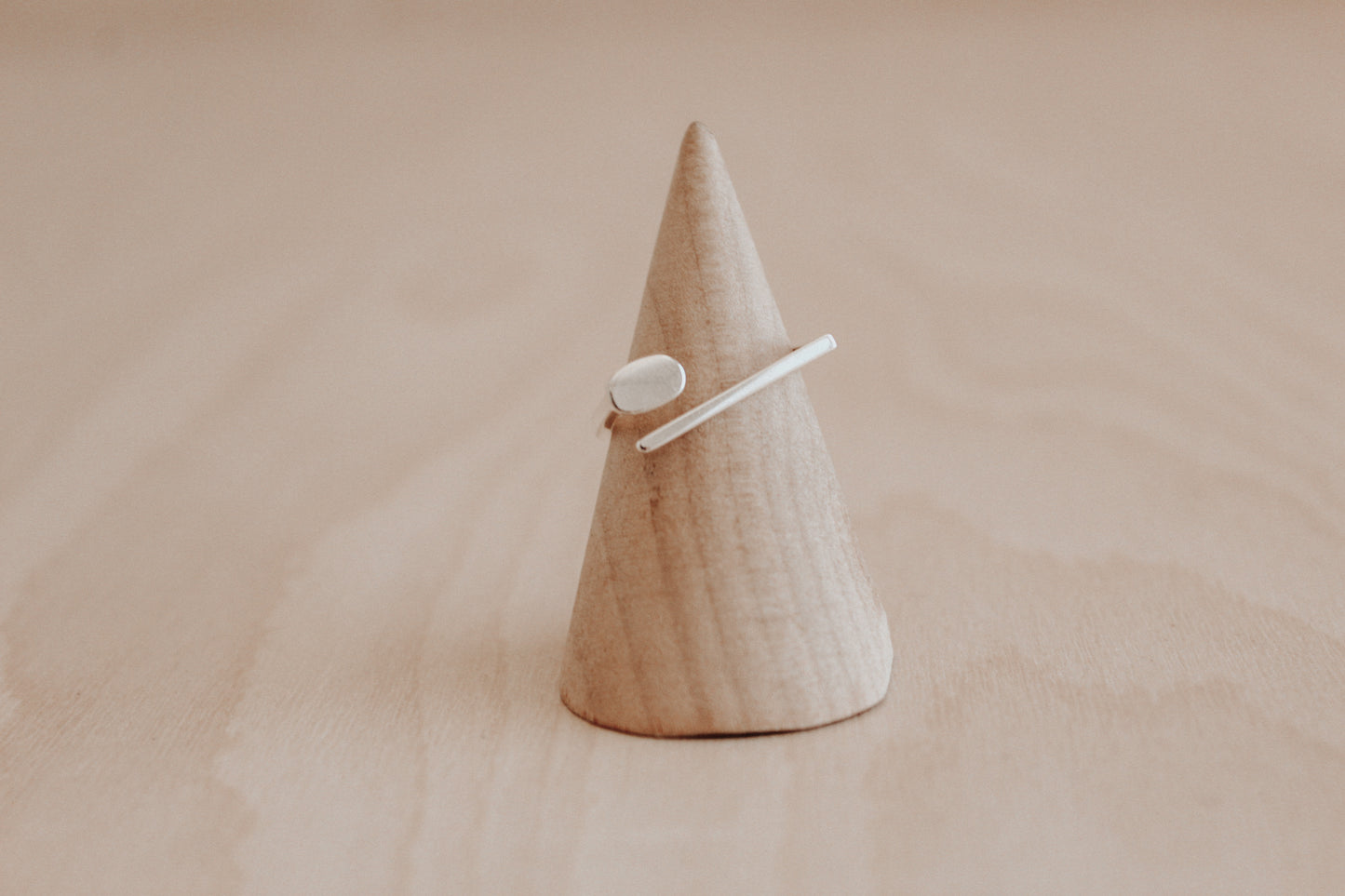 Dot Dash Ring - sterling silver