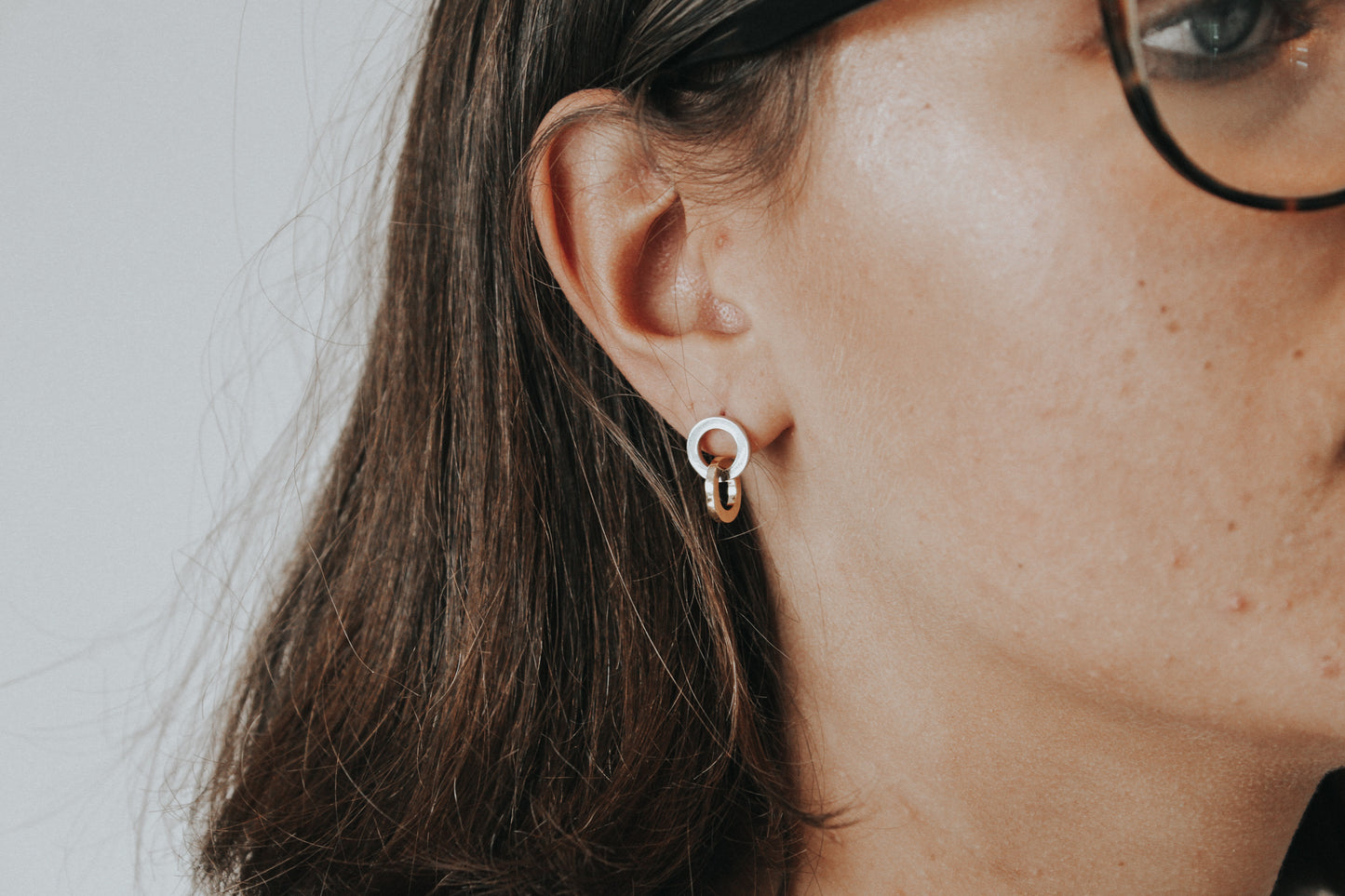Taharua - 9k gold plate and sterling silver