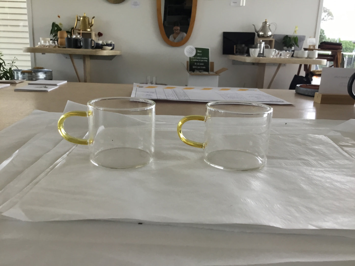 Kowhai cups