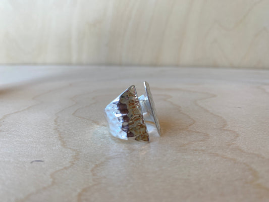 Mokowā - sterling silver ring