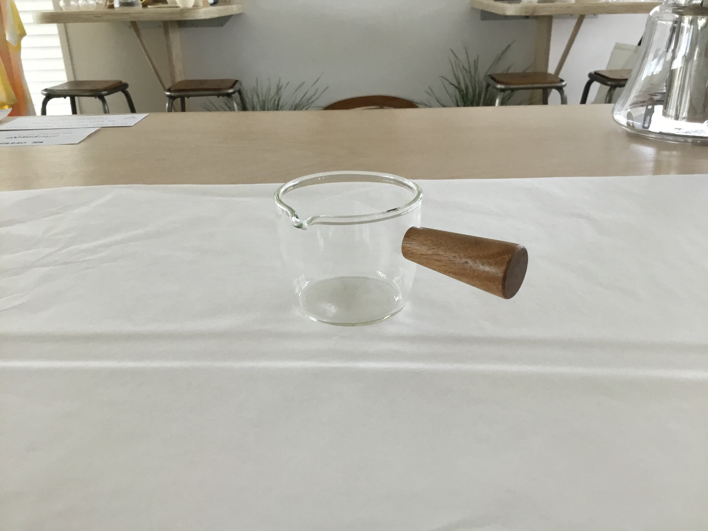 Wooden Handle Glass Pourer