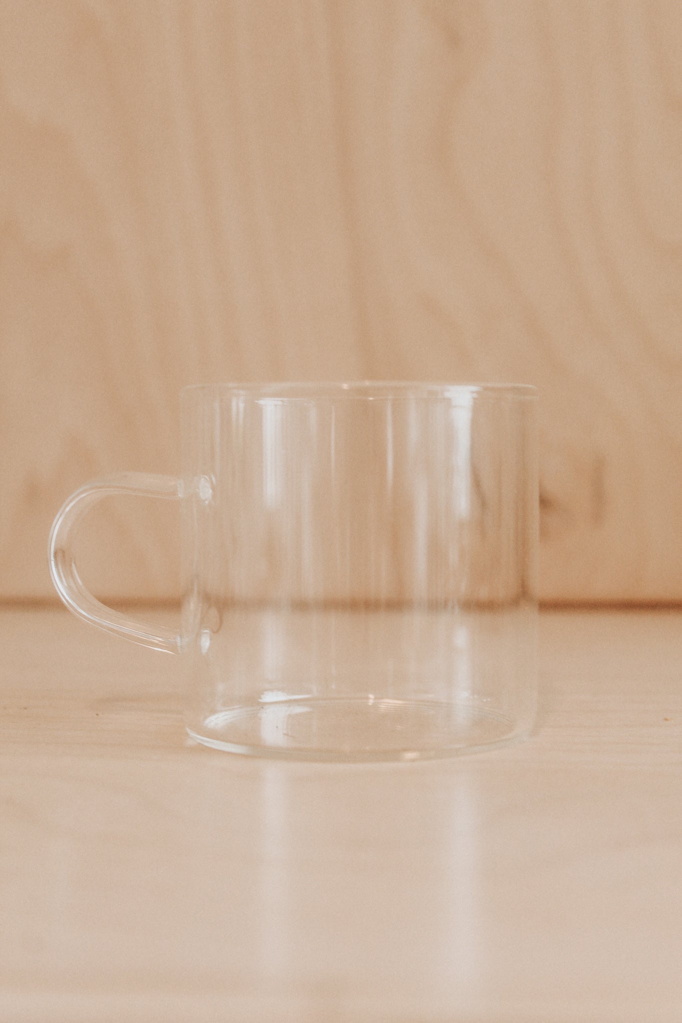 Glass Handle Teacup