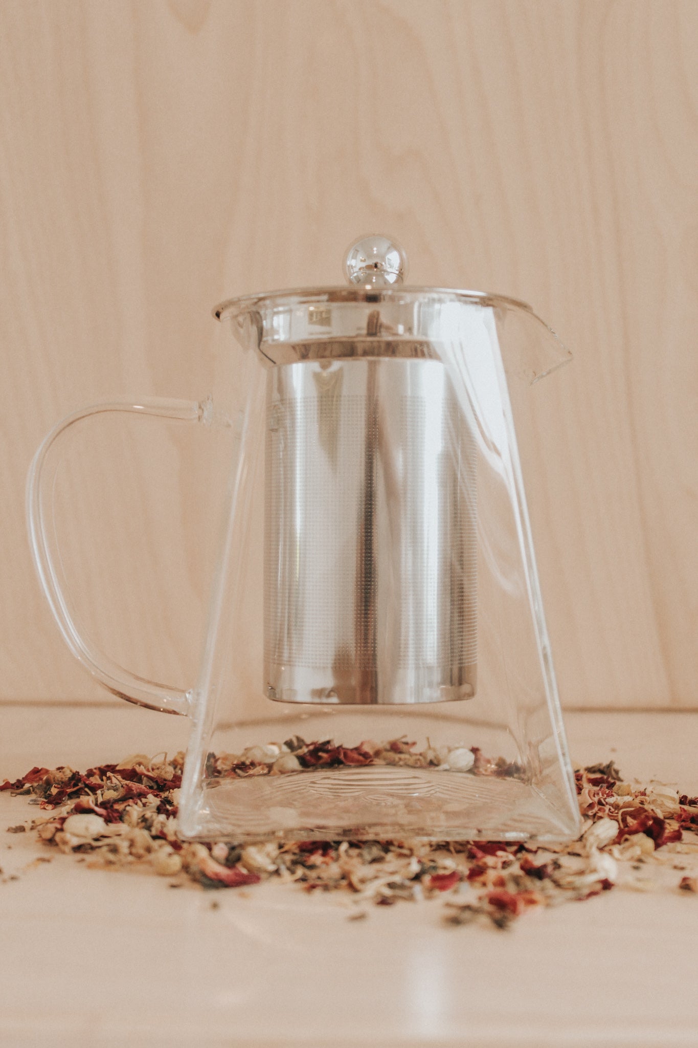 Square Glass Teapot